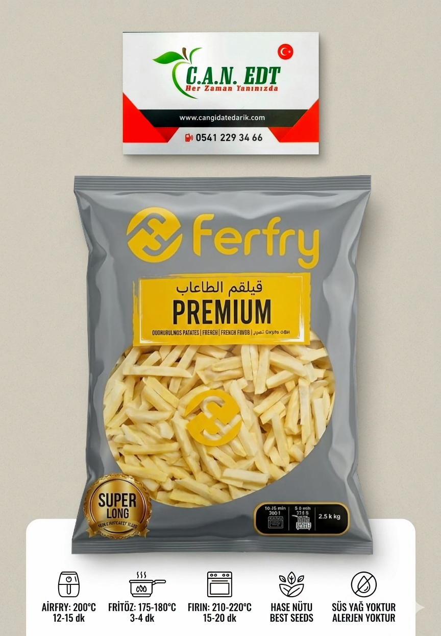 Premium 9x18mm Patates Kızartması
